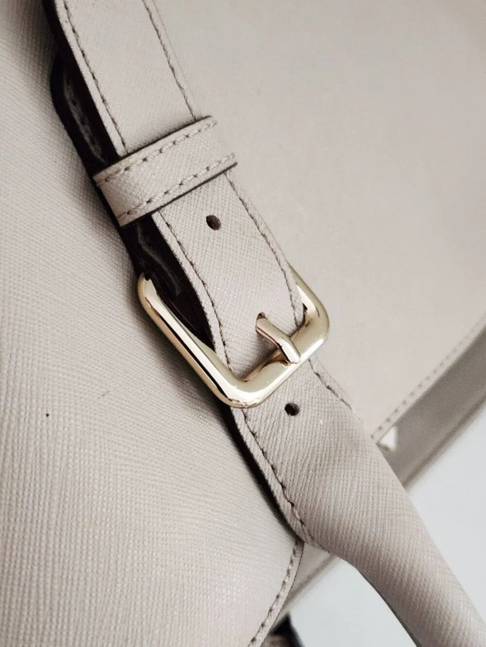 Kate Spade Cove Street Airel Tan Leather Tote Shoulder Bag XL
